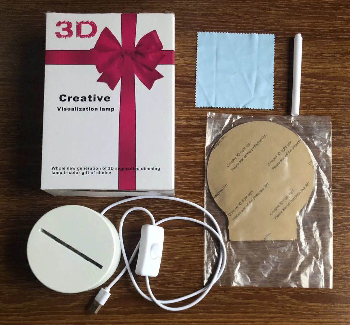 Creative LED Note Lamp – USB Night Light with Marker | Fun Gift & Room Decor for Kids or Girlfriend
