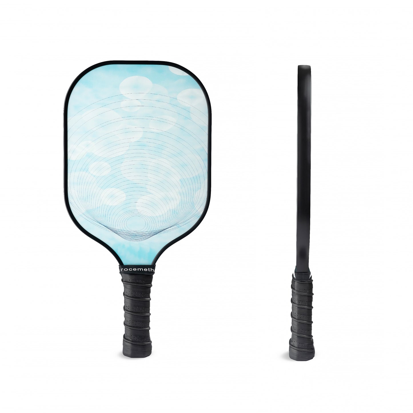 Fibre Glass  Pickleball Paddle Set with 2 Paddles, 4 Balls & Carry Bag