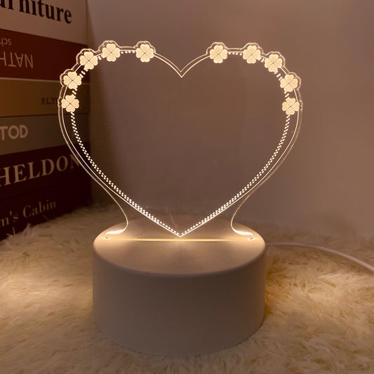 Creative LED Note Lamp – USB Night Light with Marker | Fun Gift & Room Decor for Kids or Girlfriend